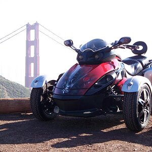 Spyder at Golden Gate Bridge