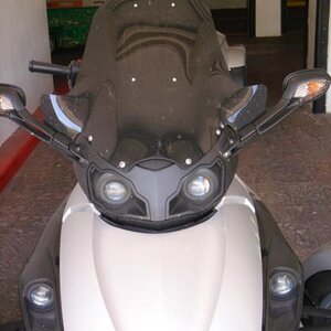 F1windshield, short front view