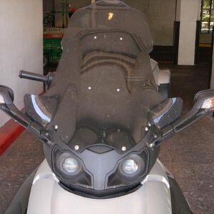 F1windshield,tall front view