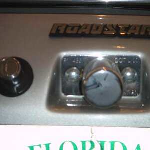 Roadstar License Plate Ligth, rear view