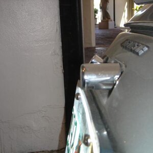 Roadstar License Plate, side view