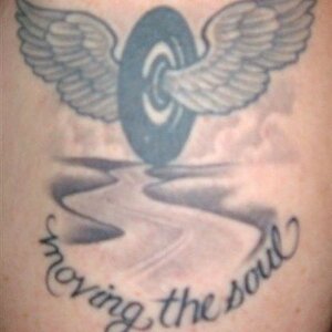 My left arm, "Moving the Soul"