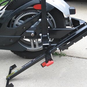 side view rack tilted for loading