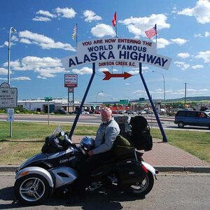 Dawson Creek start of Alaska Highway