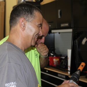 Doc said after the hole was drilled my bike was no longer a virgin....