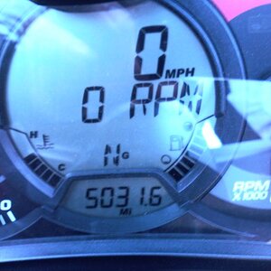 Another shot of the odometer