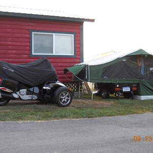 Camped at Lamont's BBQ 2010