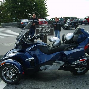 If you notice the spyder in the back ground, Its RL and Mary from Avon Park,FL  surprising who you will meet on top of a Mountain