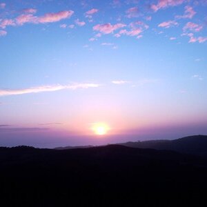 Sunset on the way home