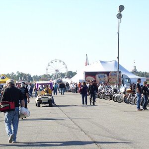 crowd starts to grow