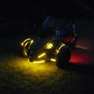 3/4 view of front lights