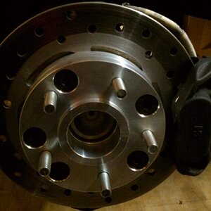 Both halfs bolted on 3 to 5 lug