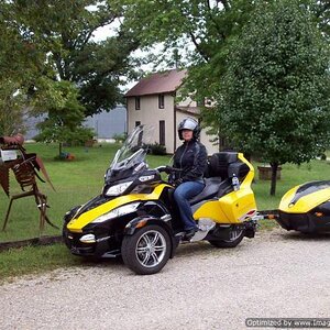 RT Trailer and Fred the Dino at Farris Customs