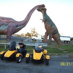 Me in spyder at Dinosaur
 Park