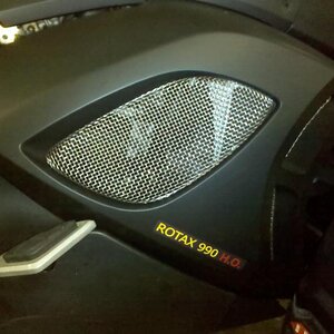 RADIATOR COVER (STEALTH) WITH STAINLESS STEEL GRILLE