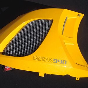 RADIATOR COVER (YELLOW) WITH STAINLESS STEEL GRILLE