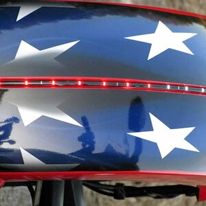 White/red dual color Tric Fenderz