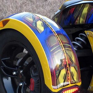 Amber/red dual color Tric Fenderz