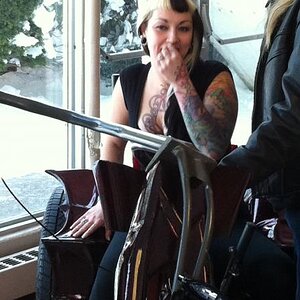 Dinah Deville; also presenter of trophies