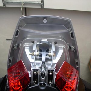 Bottom view prior to drilling