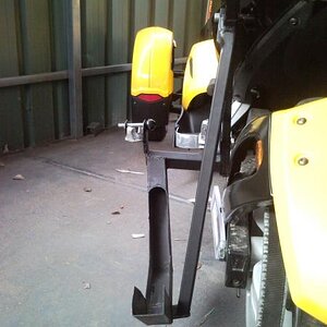 wheelchair rack -rear