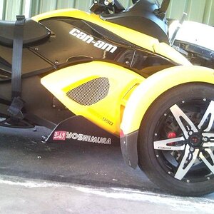 footplates, leg strap, mesh on side cover