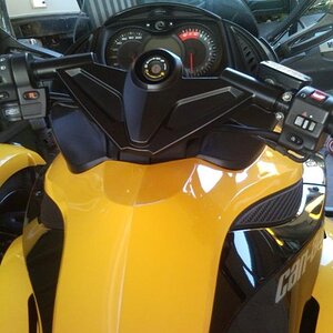 black handle bar cover