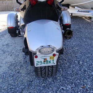 LED Clear Catseye Tail, License Plate Light With Brake Strobe. All brake lights flash 10 times before going solid.