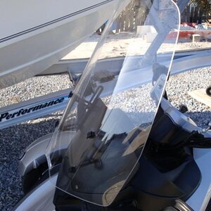 Madstad Robo Bracket Windshield and ESI 3" riser's.