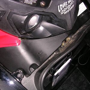 Trunk opener covered