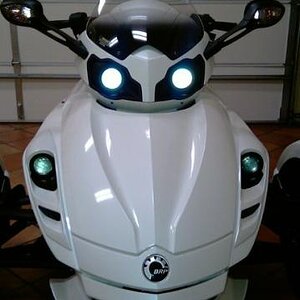 Hids, carbon fiber bumper+custom paint job