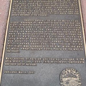 Santa Paula Bikers Plaque