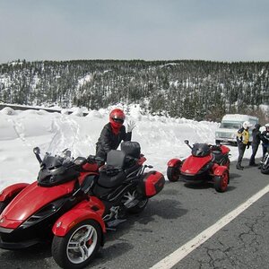 End of Winter Ride to Mt St Helens, in Washington State 3/20/11