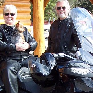 Me & Vaughn out for a ryde on the RS with Leroy.