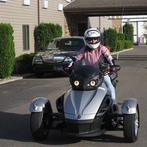 First try in the parking lot