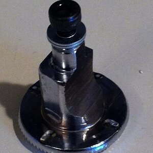 Clutch lever adjuster side view