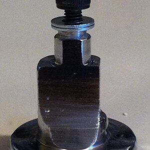 Clutch lever adjuster side view