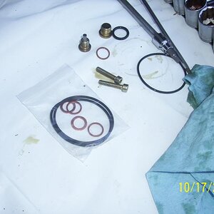 new gaskets and o rings
