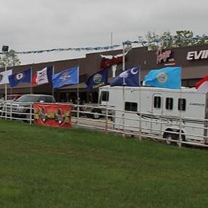 04   Cowtown on Registration Day   b4 the rain