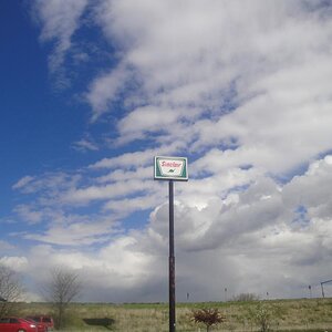 Kansas - Looking back at the storm.
