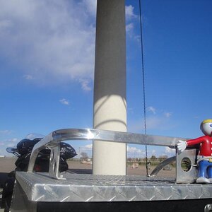 Kansas - Mr. Bill along for the ride.