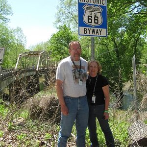 Butch & Paula on Route 66