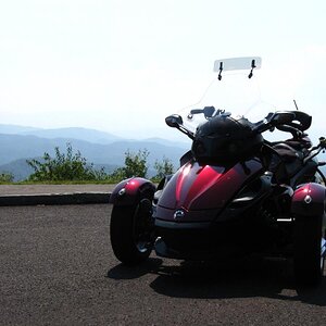 Our Spyder in the Smokies!