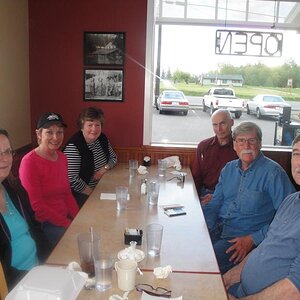 Bellingham, Washington - Sam and Celeste Hillde, me and Hubby, Brad and Pat Nicholson.