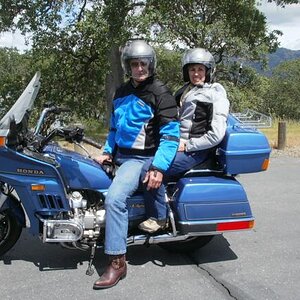 April - Lake Berryessa ride - Dennis & Patsy