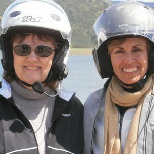 April - Lake Berryessa ride - Donna & Patsy