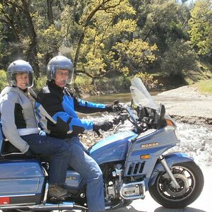 April - Lake Berryessa ride - Dennis & Patsy