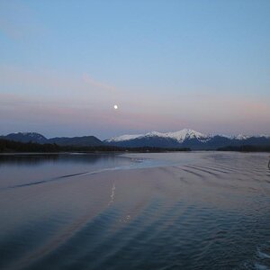Kitchecan to Haines AK - Sunset