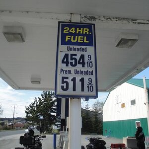 Haines, Alaska - Gas prices...