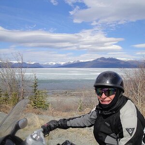 Yukon Territory - frozen lake
